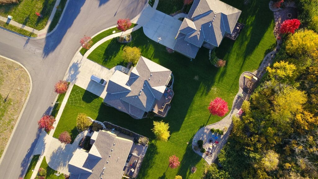 a group of houses