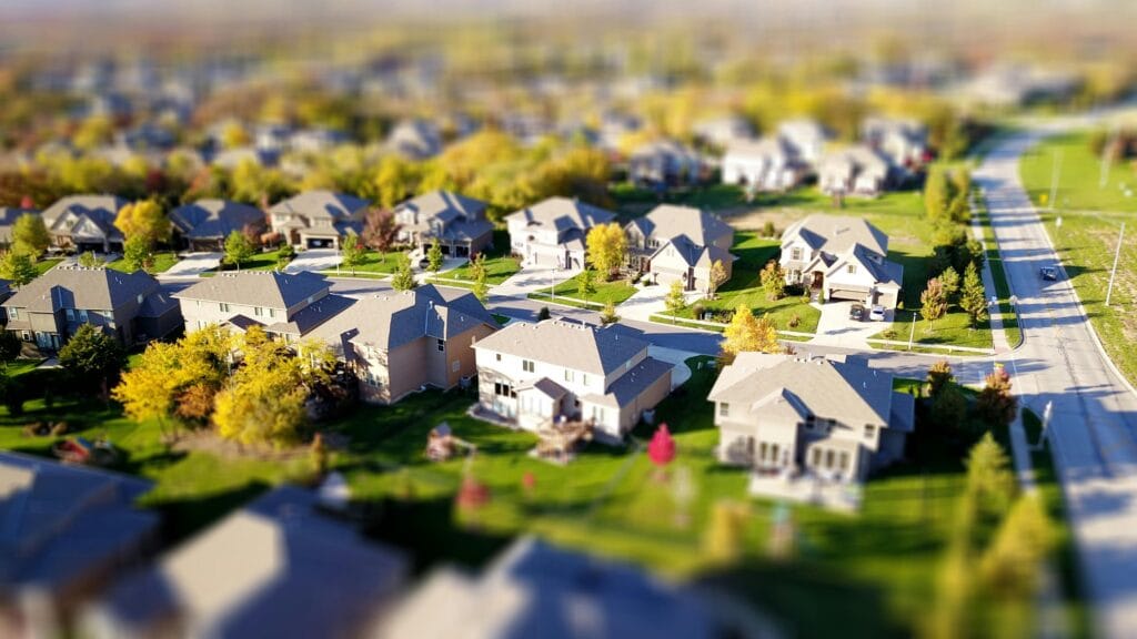 bunch of houses